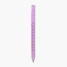 For Apple Pencil (USB-C) Diamond Pattern Silicone Stylus Pen Protective Case (Light Purple) - 1