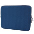 For Macbook Pro 13.3 inch with Touch Bar Laptop Bag Soft Portable Package Pouch(Blue) - 1