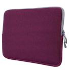 For Macbook Pro 13.3 inch Laptop Bag Soft Portable Package Pouch (Purple) - 1