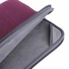 For Macbook Pro 15.4 inch Laptop Bag Soft Portable Package Pouch (Purple) - 4