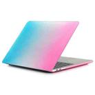 Laptop Rainbow Pattern PC Protective Case for MacBook Pro 13.3 inch A1989 (2018) (Blue + Magenta) - 1