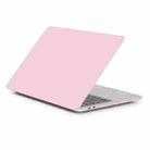 Laptop Frosted Style PC Protective Case for MacBook Pro 15.4 inch A1990 (2018)(Light Pink) - 1