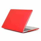 Laptop Crystal Style PC Protective Case for MacBook Pro 13.3 inch A1989 (2018) / A2159 / A2251 / A2289 / A2338(Red) - 1