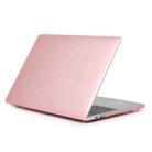 Laptop Crystal Style PC Protective Case for MacBook Pro 15.4 inch A1990 (2018) (Pink) - 1