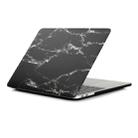 Black White Texture Marble Pattern Laptop Water Decals PC Protective Case for Macbook Pro 13.3 inch A1989 (2018) / A1706 / A1708 / A2159 / A2289 / A2251 / A2338 - 1