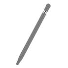 Anti-lost Cap Touch Screen Silicone Protective Cover for Apple Pencil 1(Grey) - 1