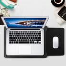 4 in 1 Laptop PU Leather Bag + Power Bag + Cable Tie + Mouse Bag for MacBook 13 inch(Black) - 5