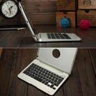 F1 For iPad mini 3 / 2 / 1 Laptop Version Plastic Bluetooth Keyboard Tablet Case (Black) - 4