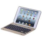 F1+ For iPad mini 5 / 4 Laptop Version Plastic Bluetooth Keyboard Tablet Case(Gold) - 2