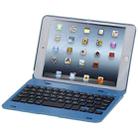 F1+ For iPad mini 5 / 4 Laptop Version Plastic Bluetooth Keyboard Tablet Case(Blue) - 2