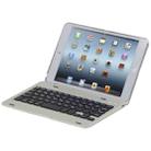 F1+ For iPad mini 5 / 4 Laptop Version Plastic Bluetooth Keyboard Tablet Case(Silver) - 2