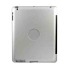 P2095 For iPad 4 / 3 / 2 Laptop Version Aluminum Alloy Bluetooth Keyboard Tablet Case(Silver) - 2