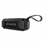 awei Y280 IPX4 Bluetooth Speaker Power Bank with Enhanced Bass, Built-in Mic, Support FM / USB / TF Card / AUX(Black) - 5