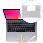 Palm & Trackpad Protector Full Sticker for MacBook Pro 13 with Touch Bar (A1706/A1989/A2159)(Silver) - 1