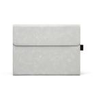 For Microsoft Surface Pro 7 / 7+ Frosted Micro Velvet Magnetic Horizontal Flip Leather Case with Pen Slot & Holder (Light Grey) - 1