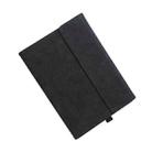 For Microsoft Surface Pro 7 / 7+ South African Sheepskin Magnetic Horizontal Flip Leather Case with Pen Slot & Holder (Black) - 1