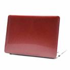 Laptop Plastic Honeycomb Protective Case For MacBook Pro 13.3 inch 2022 (Wine Red) - 1