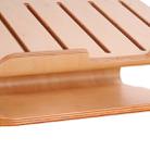 SamDi Artistic Wood Grain Desktop Heat Radiation Holder Stand Cradle for Apple Macbook, ASUS, Lenovo(Brown) - 8