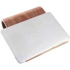 SamDi Artistic Wood Grain Walnut Desktop Heat Radiation Holder Stand Cradle, For iPad, Tablet, Notebook(Coffee) - 1
