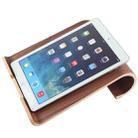 SamDi Artistic Wood Grain Walnut Desktop Heat Radiation Holder Stand Cradle, For iPad, Tablet, Notebook(Coffee) - 7