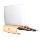 SamDi Artistic Wood Grain Walnut Desktop Heat Radiation Holder Stand Cradle, For iPad, Tablet, Notebook(Brown) - 7