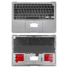 For Macbook Air 13 2020 M1 A2337 C-side Cover + UK Edition Key Board (Black) - 1
