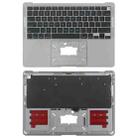 For Macbook Air 13 A2179 2020 C-side Cover + US Edition Key Board (Grey) - 1