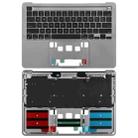 For Macbook Pro 13 inch 2021 A2338 C-side Cover + US Edition Key Board (Grey) - 1