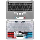 For MacBook Pro Retina 13 inch A2289 2020 C-side Cover + US Edition Key Board (Grey) - 1