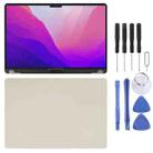 For MacBook Air 13.6 inch A2681 2022 LCD Screen with Digitizer Full Assembly (Gold) - 1