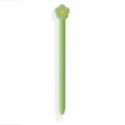 Cute Cartoon Silicone Protective Cover for Apple Pencil 2(Green) - 1