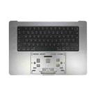 For MacBook Pro 16 inch 2023 A2780 Big Enter Version UK Keyboard with C Shell (Grey) - 1