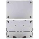 For MacBook Air 13.6 inch A3113 2024 EMC8611 Computer Case Bottom Cover (Grey) - 1