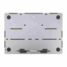 For MacBook Air 13.6 inch A3113 2024 EMC8611 Computer Case Bottom Cover (Grey) - 3