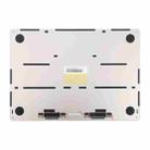For MacBook Air 13.6 inch A3113 2024 EMC8611 Computer Case Bottom Cover (Starlight) - 3