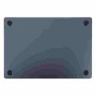 For MacBook Air M3 15 inch A3114 2024 EMC8612 Computer Case Bottom Cover (Midnight) - 2