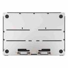 For MacBook Air M3 15 inch A3114 2024 EMC8612 Computer Case Bottom Cover (Starlight) - 3