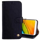 For Xiaomi Redmi 5 Oil Wax Texture Horizontal Flip Leather Case with Holder & Card Slots & Wallet(Black) - 1