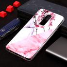 Marble Pattern Soft TPU Case For OnePlus 6 (Plum Blossom) - 1