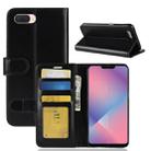 Crazy Horse Texture Horizontal Flip Leather Case for OPPO A5, with Wallet & Holder & Card Slots(Black) - 1