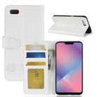 Crazy Horse Texture Horizontal Flip Leather Case for OPPO A5, with Wallet & Holder & Card Slots(White) - 1