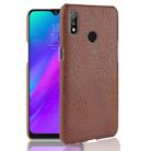 Shockproof Crocodile Texture PC + PU Case for OPPO Realme 3 (Brown) - 1