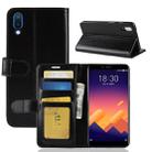 Crazy Horse Texture Horizontal Flip Leather PU + TPU Case for Meizu Meilan E3 , with Wallet & Holder & Card Slots(Black) - 1