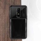MOFI  Full Coverage High Alumina Glass + PC + Lens Face Parnt Protective Back Case for OnePlus 6(Black) - 1
