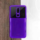 MOFI  Full Coverage High Alumina Glass + PC + Lens Face Parnt Protective Back Case for OnePlus 6(Purple) - 1