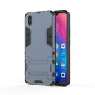 Shockproof PC + TPU  Case for Vivo X23, with Holder (Navy Blue) - 1
