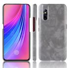 Shockproof Litchi Texture PC + PU Protective Case for Vivo X27 (Grey) - 1