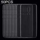 50 PCS 0.75mm Ultrathin Transparent TPU Soft Protective Case for Meizu Meilan Note 8 & M8 Note - 1