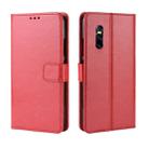 Retro Crazy Horse Texture Horizontal Flip Leather Case for VIVO V15 Pro, with Holder & Card Slots & Photo Frame(Red) - 1