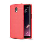 For Meizu  Meilan S6 Litchi Texture Anti-slip Soft TPU Protective Back Cover Case(Red) - 1